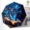 1pc Magical Butterfly Book Umbrella with Plastic Handle,Suitable for All Seasons Home Travel Outdoor UmbrellaM1328