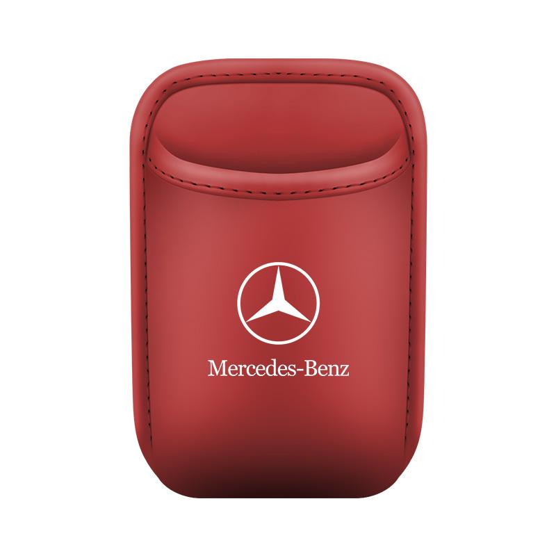 GLC GLB For Mercedes Benz A C E S G Class GLC CLE CLA GLB GLS W177 W205 W213 W222 X167 AMG Leather Water Cup Storage Box