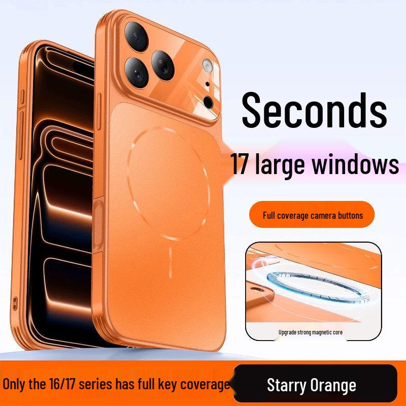 

Apple iPhone 16/17 Pro Max Magnetic Case: Drop-Proof, Large Window, Four-Corner Protection 13 Pro