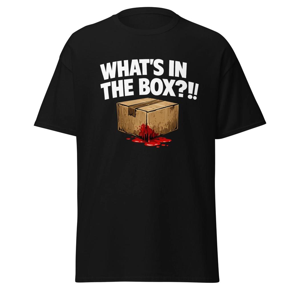 What's In The Box?!! Seven Movie Quote Psychological Thriller T-Shirt, Unisex