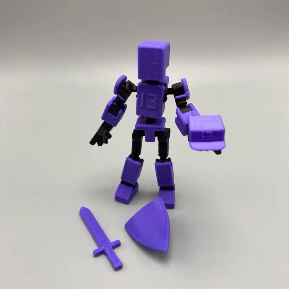 Multi-Jointed Movable Shapeshift Robot Lucky 13 Figure Toys 3D Printed Mannequin Dummy Figure Kids Adults Parent-children Game