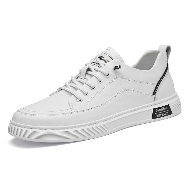 

Men s shoes autumn green free lace-up light white shoes soft sole fashion sports shoes casual board shoes men 45 білий