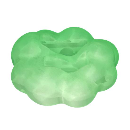 Держатель для пульта дистанционного управления Прочный в форме облака Универсальный органайзер для пультов для телевизора и бытовой техники Легко монтируемый ящик для хранения для дома, офисного стола, прикроватной тумбочки флуоресцентный зеленый