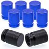 4PCS Tire Valve Caps with O Rubber Ring, Universal Dustproof Tire Valve Stem Covers for Cars, SUV, Trucks, Bikes, Motorcycles
