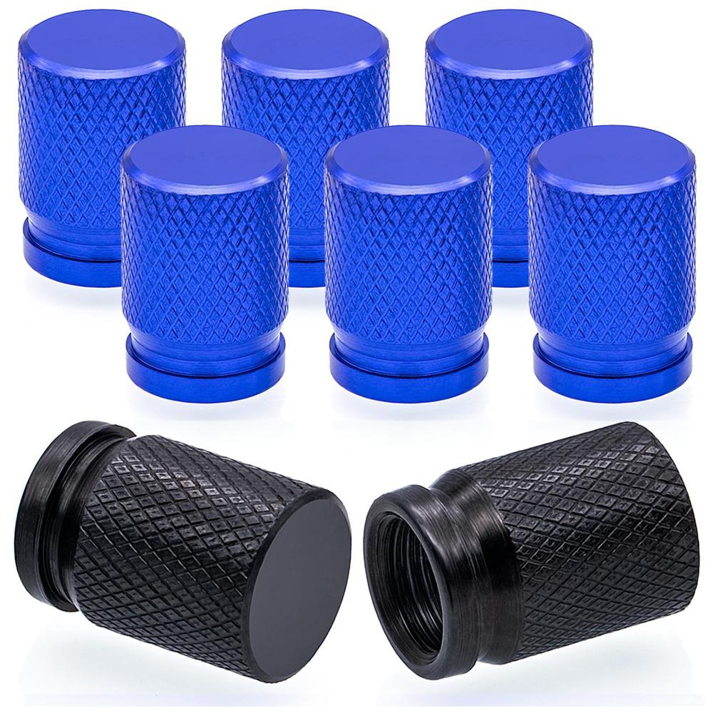 4PCS Tire Valve Caps with O Rubber Ring, Universal Dustproof Tire Valve Stem Covers for Cars, SUV, Trucks, Bikes, Motorcycles