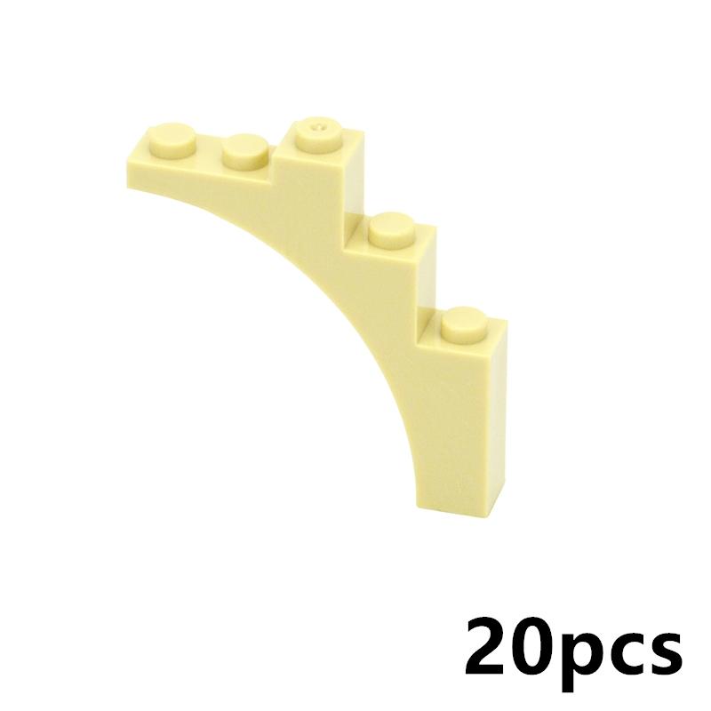 

Non-Toxic Moc Building Blocks Arch 1X5X4 Curved Brick Technical Changeover Catch Compatible With 2339 14395 76768 Educational Diy Toys