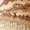KINOWA "Kyoto Sanjo Ohashi Bridge" Woodcut Original Handmade Kit Ukiyo-e Hiroshige Fifty-three Stations of the Tokaido, Made in Japan