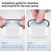 Spigen AirPods 3rd Generation Silicone PC Wireless Charging Carabiner Ring Silicone ASD02899 Case, Dual-Layer Construction, Compatible, Included,