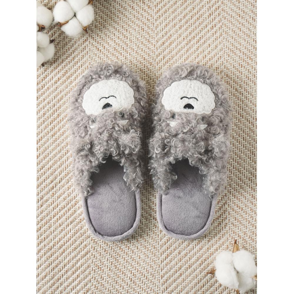 

Туфли для гостиной Daiso Animal Embroidery с ушками 220 240 мм Шнауцер