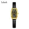 La Baoli Fashion Watch Retro Wine Barrel Type Dial Women'S Watch Simple Quartz Watch