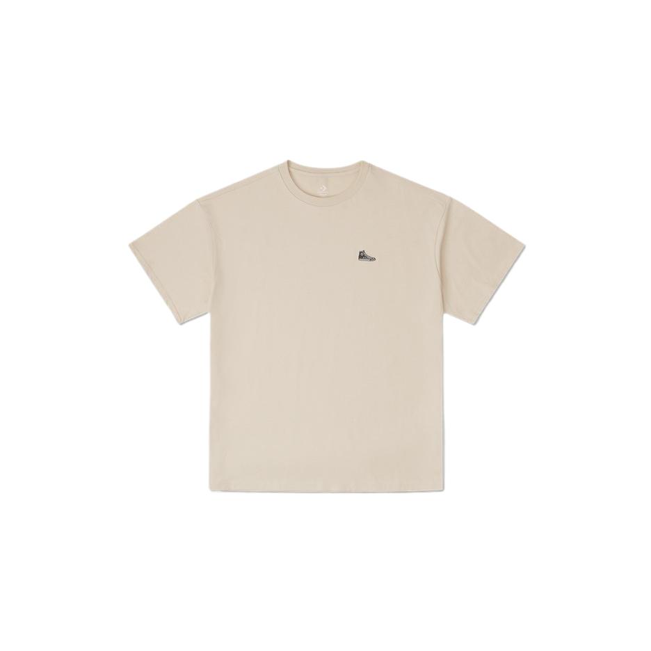 Converse T Shirts Unisex Brown Crew Neck 10027239-A06 M