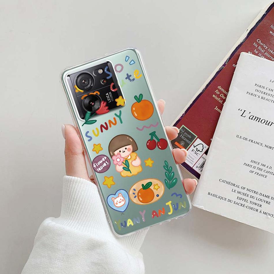 For Xiaomi 13T Pro Case Clear Coque Soft Silicone Transparent TPU Cover For Xiaomi Mi 13T Pro Phone Case For Xiaomi Mi 13T Funda