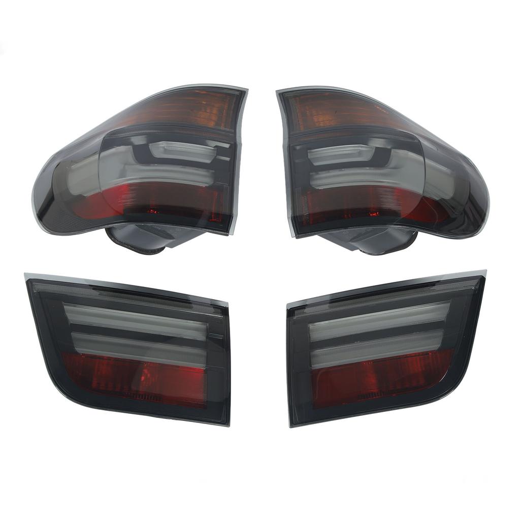 LCI Style LED Tail Lights Rear Brake Turn Signal Running Reverse Fog Lamp Fit for X5 E70 X5M 2007 to 2013
