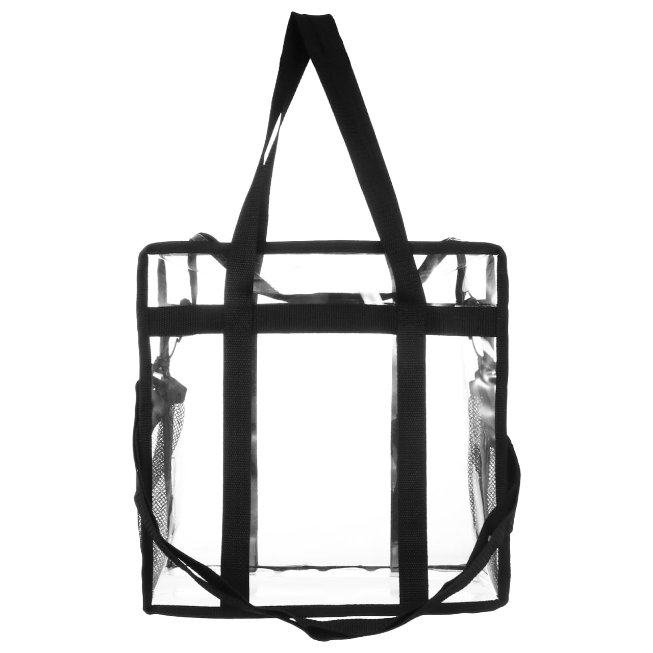 

TEHAUX Record Bag, Large Capacity, Waterproof, Transparent, Shoulder Bag, Pool Bag, Zippered, Suitable for Travel, Beach, Commuting, School, Unisex