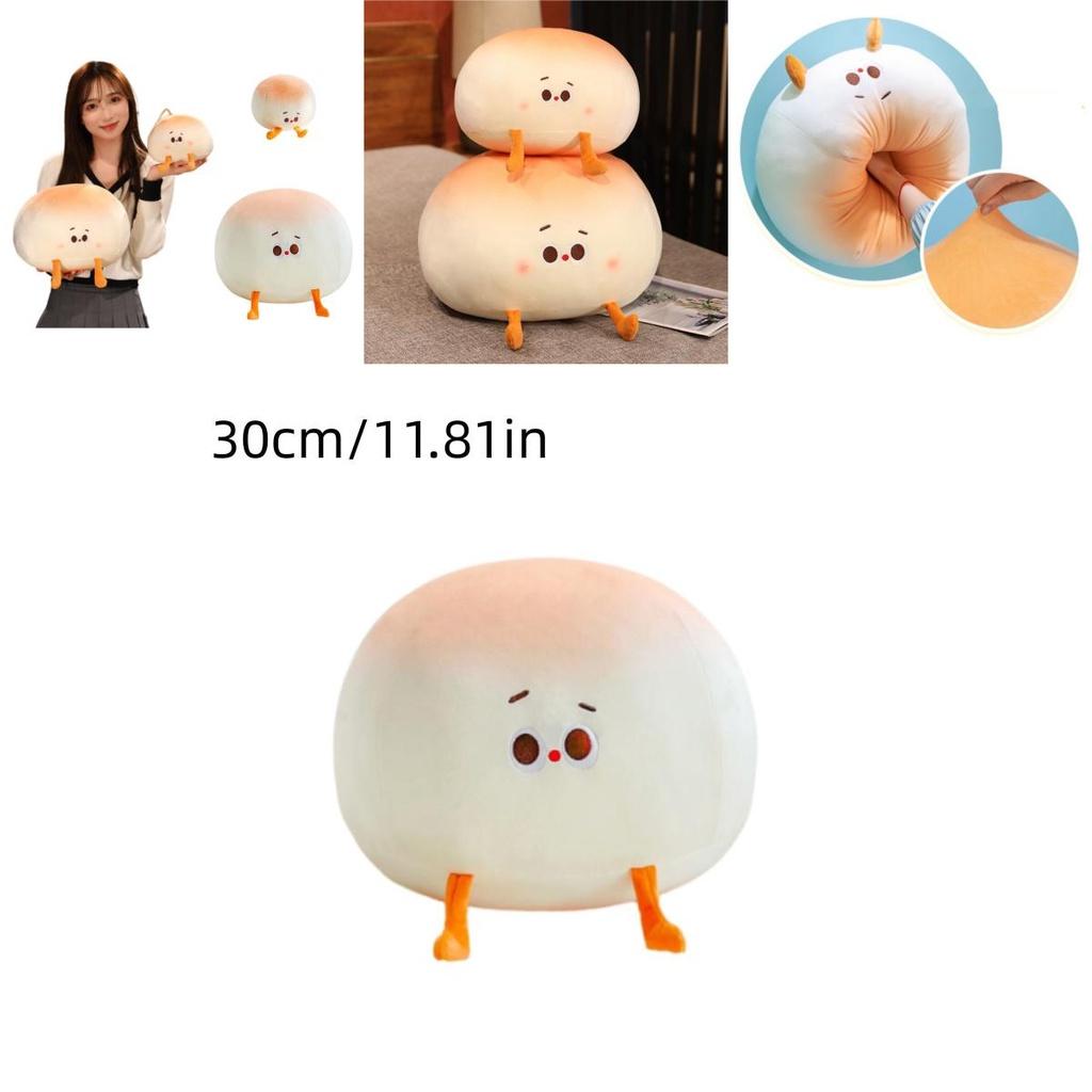 Cute Little Bread Pillow Creative New Bread Doll Plush Toy Adorable Dumpling Children's Stuffed Toy