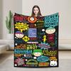 Souths Parks Mr. Hankey Christmas Blanket Flannel Textile Decor Breathable Super Soft Throw Blankets for Bedding Couch Quilt