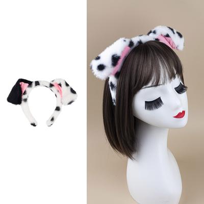 Puppy Ears Hairband Photo Props Furry Hair Hoop Headband Party Headpiece Fun Headbands for Music Festival