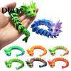 Trendy Room Decor Ornaments 3D Printed Articulated Dragon Fidget Toy, Cute Ornaments, Desk Flexible Figurine Stress Relief Toy for Adults, Fantasy