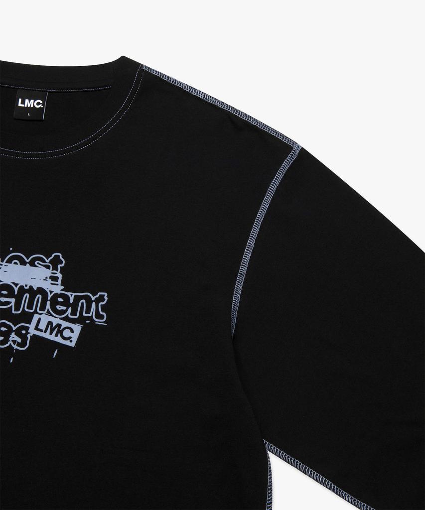 LMC Destroyed Stamp Long Slv Tee Black