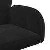 Swivel Chair 54 X 55 X 90 Cm Black Velvet