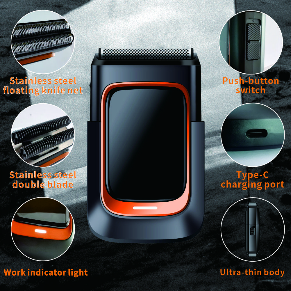 Aparate de ras electrice cu folie reciprocă pentru bărbați, aparate de ras pentru capul chel, aparate de ras pentru față, aparat de tuns barba, cadouri pentru bărbați