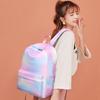Schoolbag Female College Style Small Fresh Backpack Simple Cute Student Backpack Three-piece Set