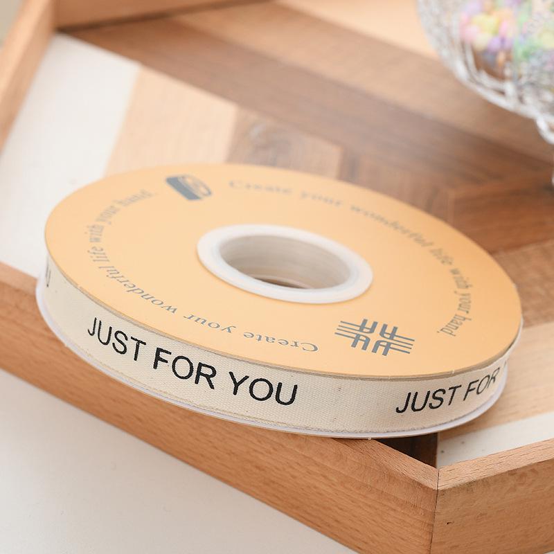 Panglică de Bumbac Englezesc pentru Xiaoqing Literar Proaspăt Buchet Tort & Decorare Cutie Cadou: Panglică Colorată pentru Ambalaj DIY