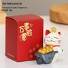 Lucky Cat Resin Mobile Holder - Cute Office Desktop Decoration Gift