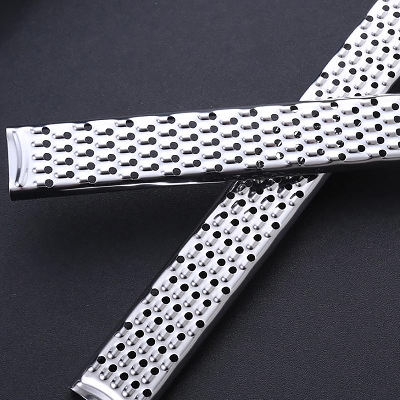 Kök Rivjärn Citron Citrus Frukt Skalare Ingefära Vitlök Lång Chokladrivjärn Ost Kryddor Rostfritt Stål Rivjärn Kök