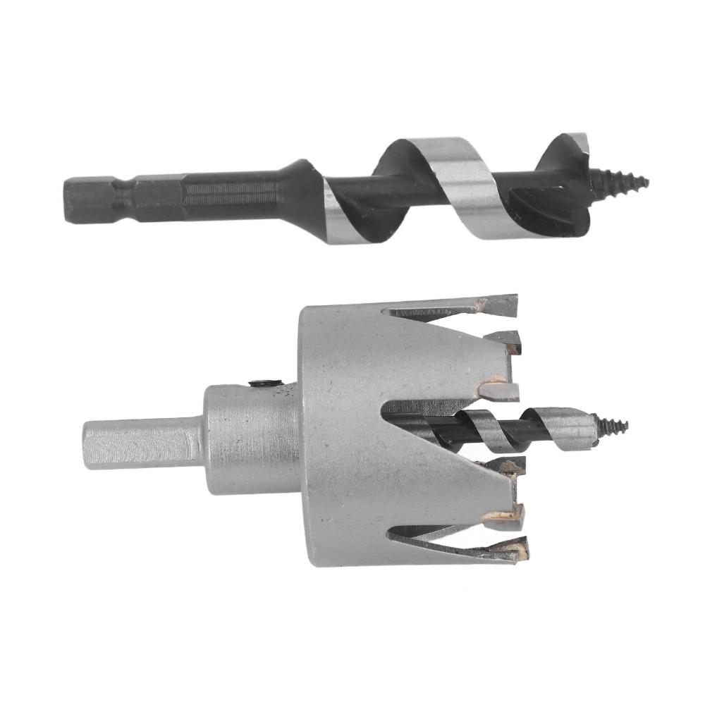 High Torsional Force Shank Ball Deadbolt Hole Saw Cemented Carbide Hole Saw For Metal Door