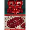 Complete Bride's Dowry Set: High-Grade Wedding Gift Basket & Decorations