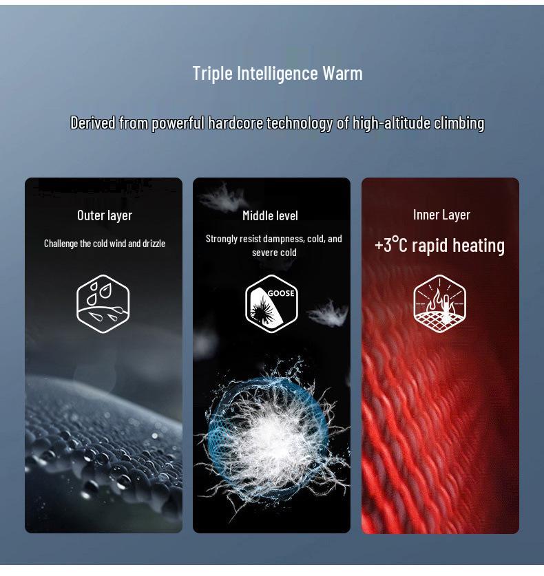 M Damen Übergröße Warme Kapuzen-Daunenjacke - Trendige & Vielseitige Mode-Oberbekleidung