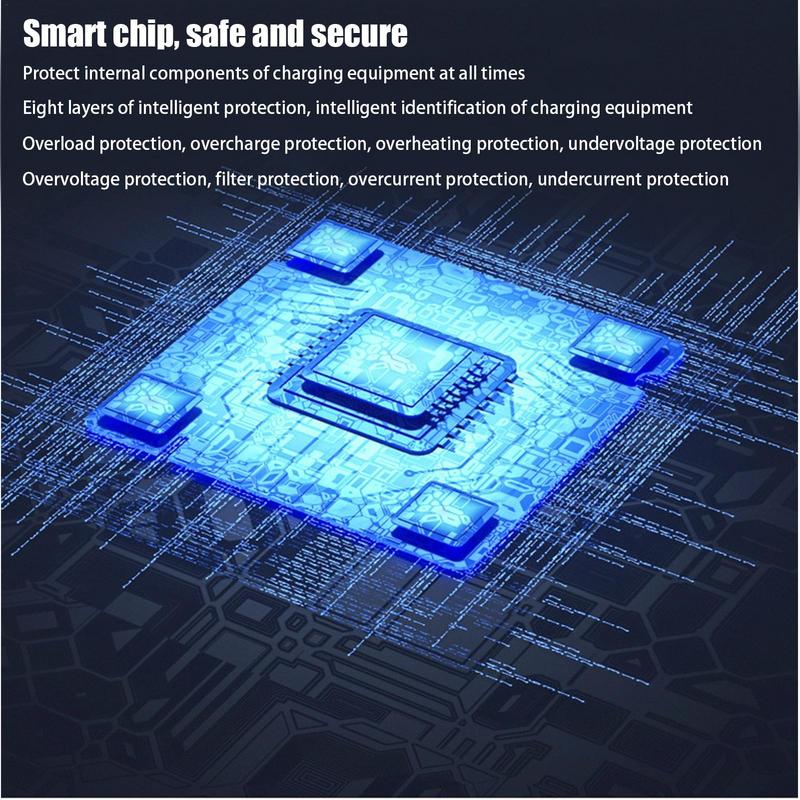 Car Charger Adapter Auto QC3.0 Charger Splitter Dual USB Charging Ports Car Charger Adapter Plug With Multifunctional Lights