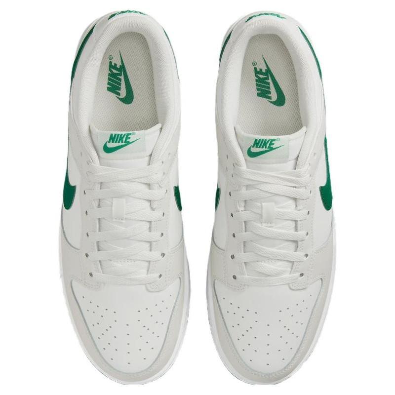 Nike Dunk Low Retro Summit White Malachite Skate Shoes Sneakers DV0831-107