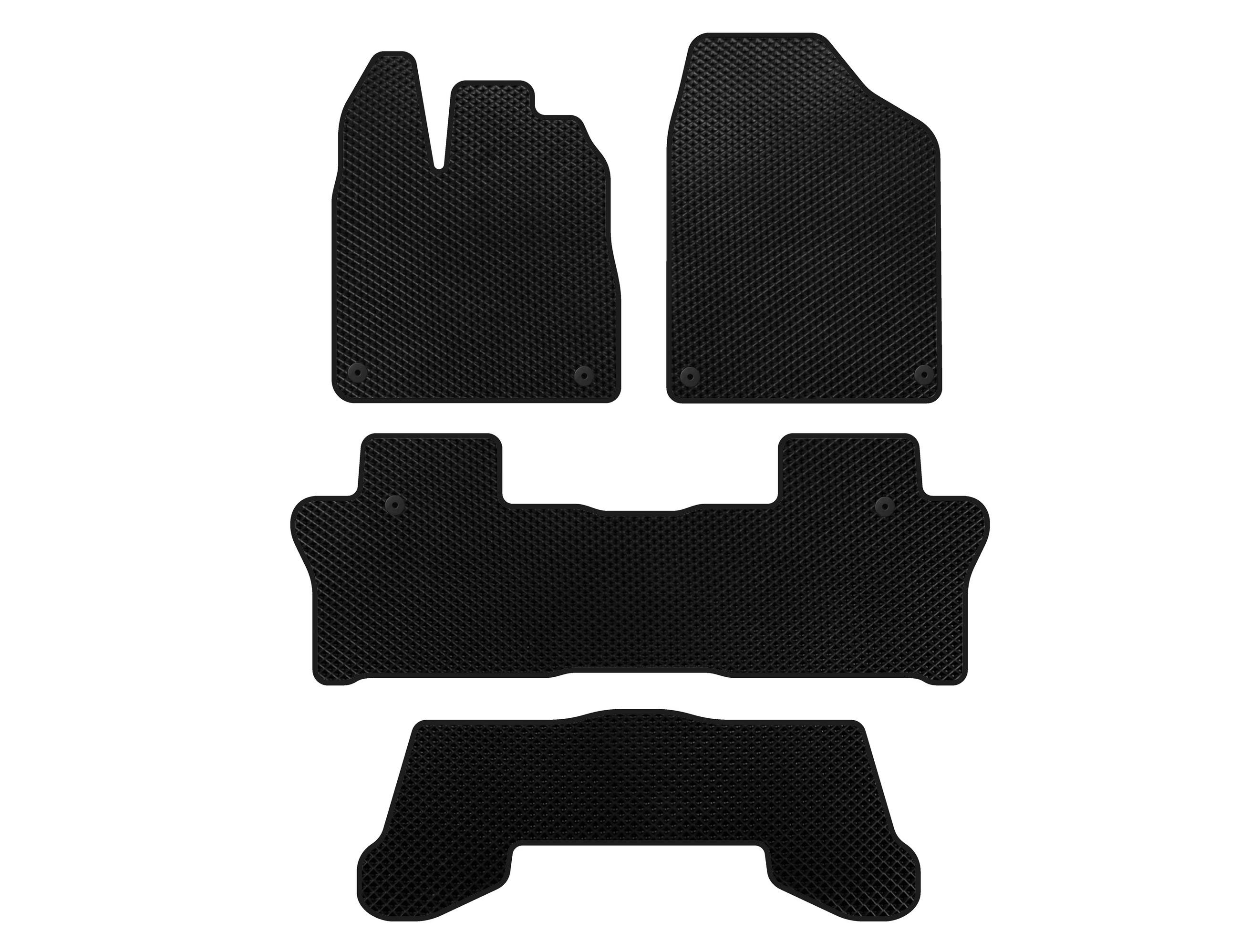 

EVA mats (3 rows, Black) for Honda Pilot 2015-2022