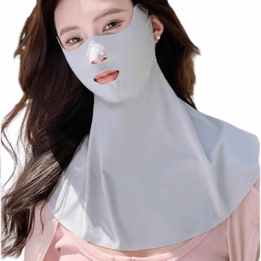 

Elastic Face Guard Mask Breathable Ice Silk Mask Comfortable Riding Face Cover Women/Girls