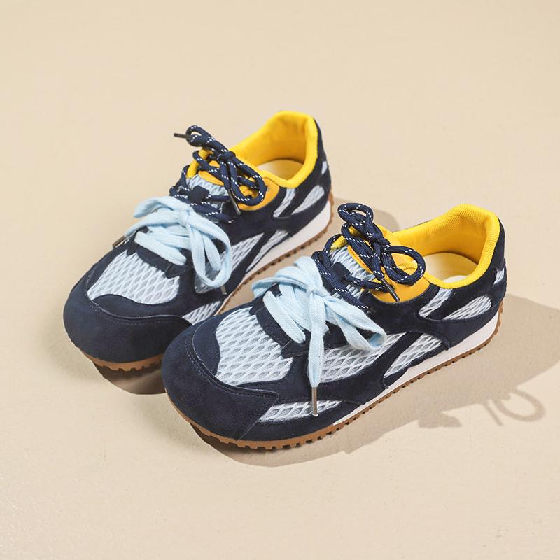 2026 Summer and Autumn New Mesh Fashion Breathable Sports Shoes for Women Lightweight Casual Shoes Outdoor Single Shoes