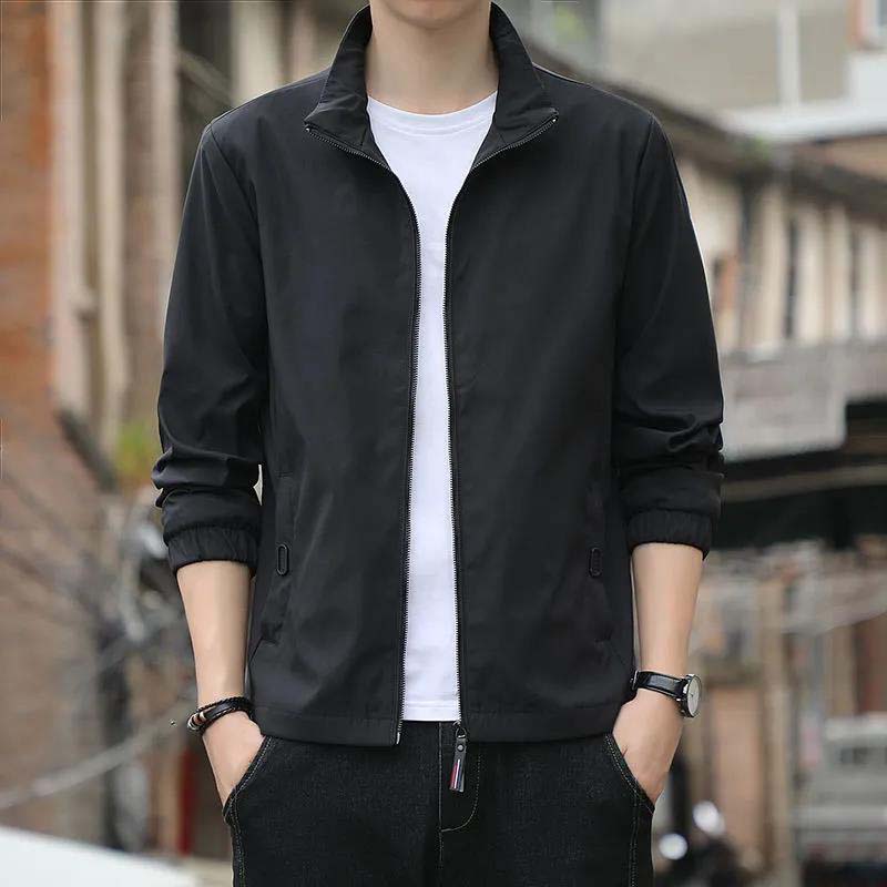 

2021 весенне-осенняя новая куртка, мужская куртка, трендовая, красивая осенняя свободная повседневная куртка большого размера M