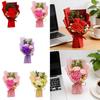 Scented Artificial Flowers Garland Soap Bouquet Realistic Carnations Gift for Valentine’s Day Home Decoration