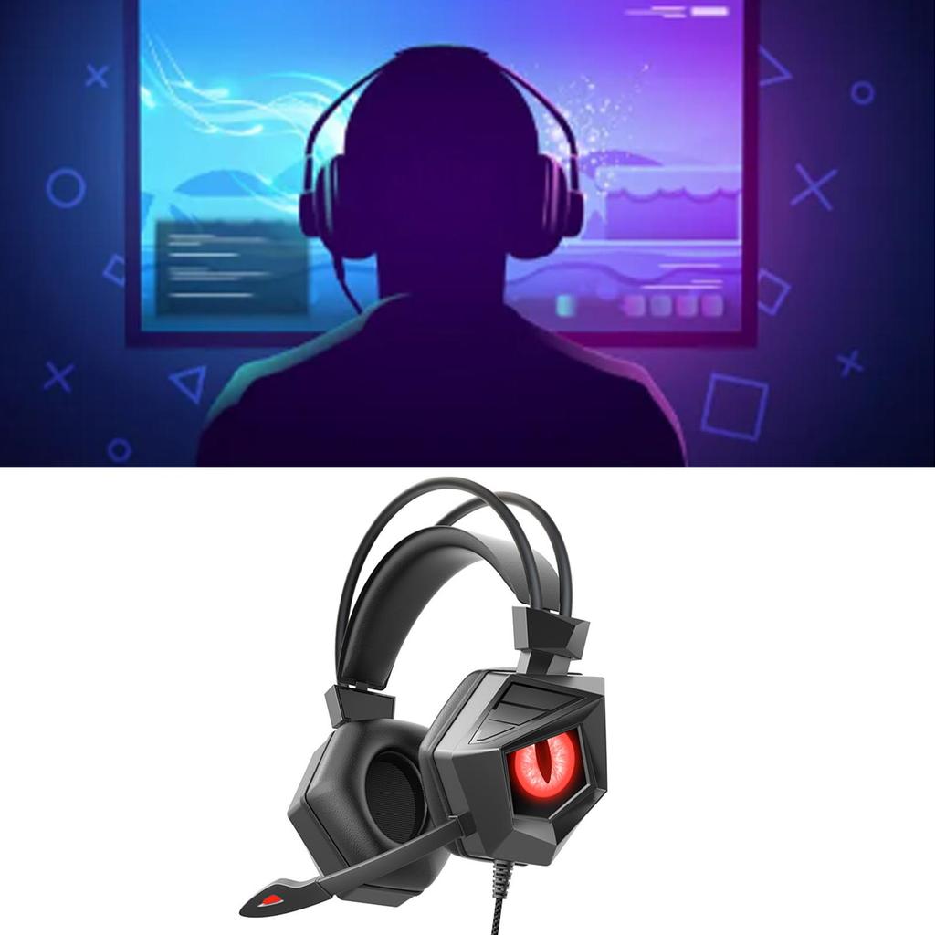 Wired Gaming Headset Professional Ergonomic Comfortable Clear Gaming Headset for PC Computer