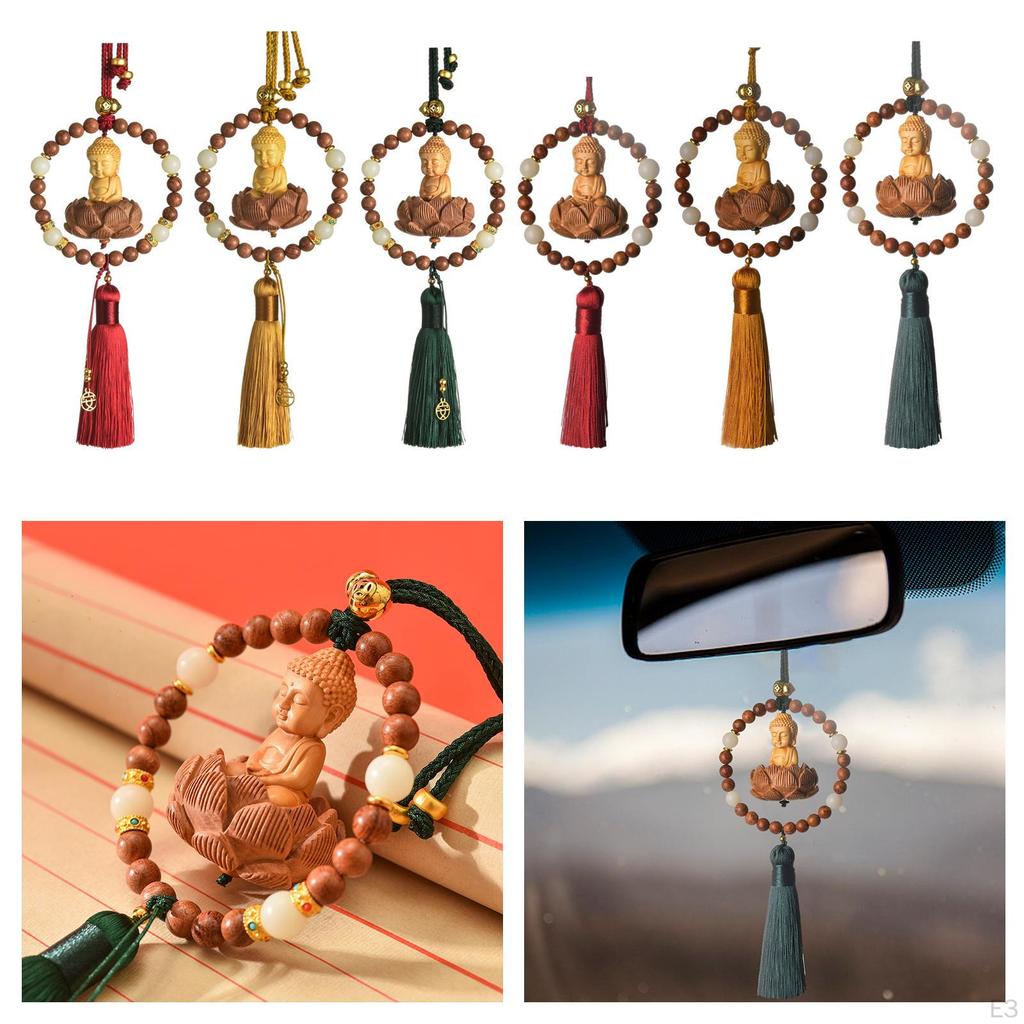 Buddha Car Mirror Charm Hanging Ornament