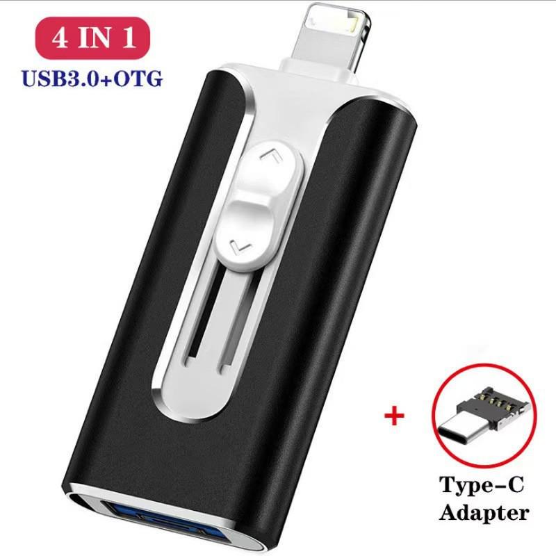 Multifunctional 4-in-1 OTG USB Flash Drive for Apple Phones - Available In 64GB & 32GB