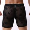 Men's Underwear Star Mesh Breathable  Pants Sexy Transparent Underwear
