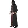 Atemberaubendes schwarzes Polyester-Priesterkostüm für Halloween-Partys und Cosplay-Events