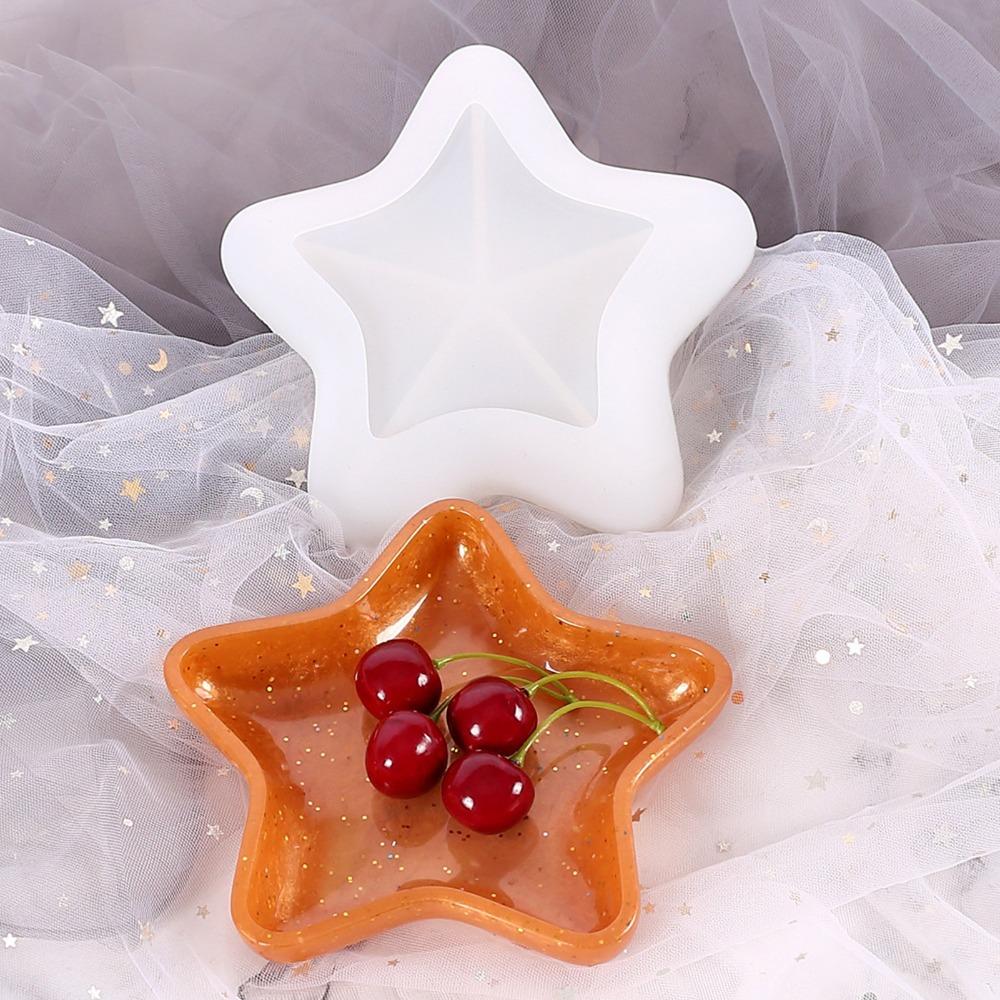 White Seastar Marine Series 15.5cm Box Mould Silicone Resin Mould  Decorative Ornament