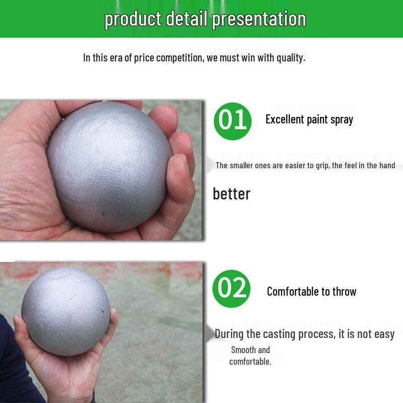 Solid Stål Kula för Friidrott