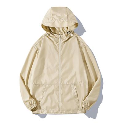 Outdoor Sunscreen Clothing Men's Summer Light UV Protection Skin Ice Silk Quick Drying Breathable Coat