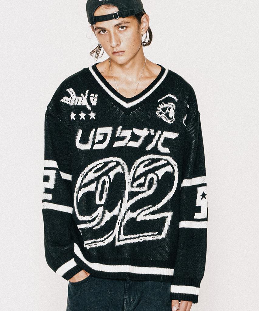 VASTIC 92 Graphic Knit_Black