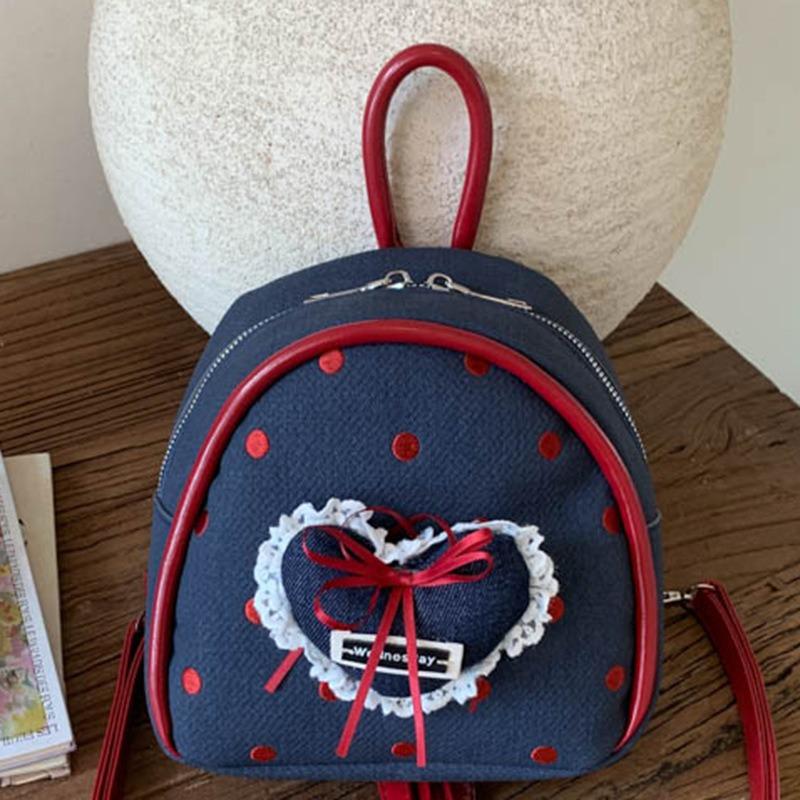 Exquisite mini backpack, new trend niche love ballet girl travel backpack