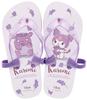 Skater Kids Beach Sandals Kuromi Flower Art SDBE18-A 18cm